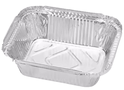 ظرف آلومینیومی نیم پرس + درب