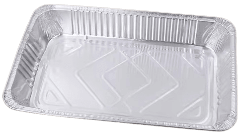 ظرف آلومینیومی کبابی + درب